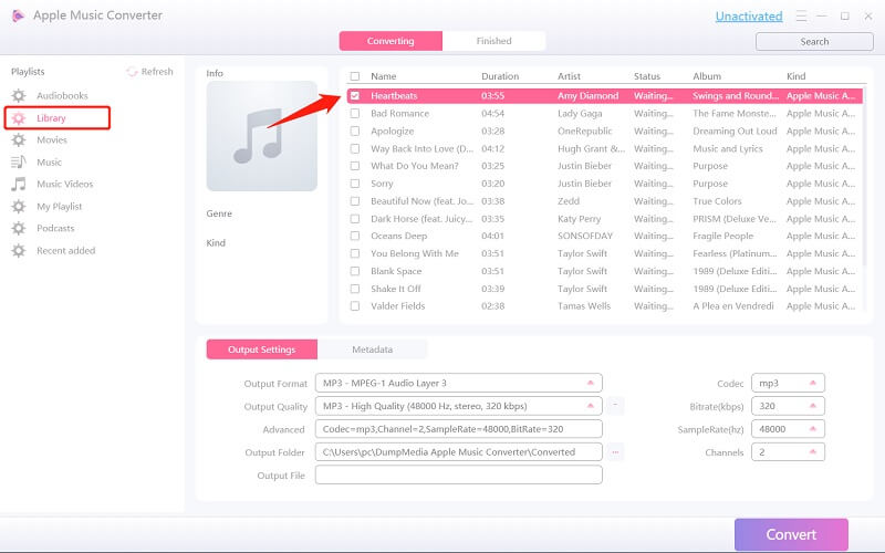 how to convert itunes music to mp3 in 12.7